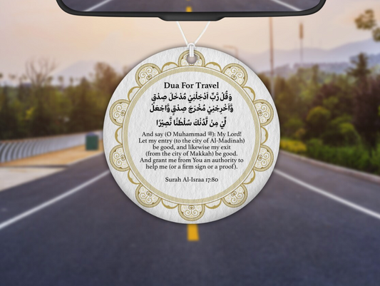 Travel Dua Car Air Freshener