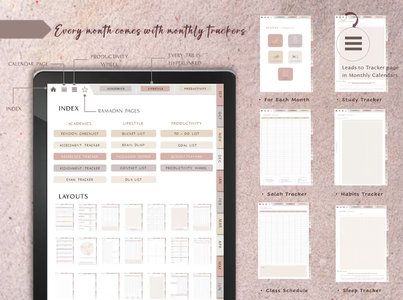 Uni Planner & Journal (Digital Version)